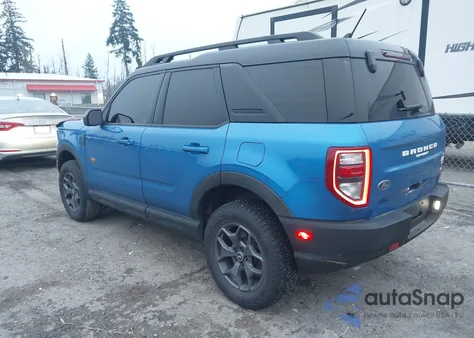 2022 Ford Bronco Sport Badlands z USA, uszkodzony, nr VIN 3FMCR9D90NRD49162